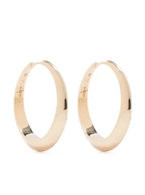 Lizzie Mandler Fine Jewelry 18kt Yellow Gold Large Crescent Hoop