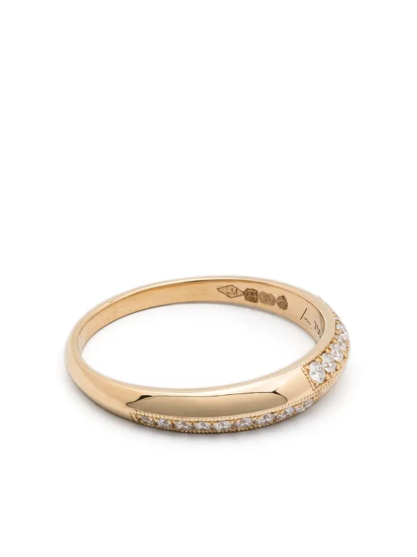 Lizzie Mandler Fine Jewelry Crescent リング 18Kイエロー