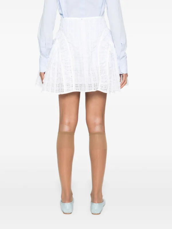 【CECILIE BAHNSEN】ODAスカート Cecilie Bahnsen Oda ミニスカート | ブラック | FARFETCH JP