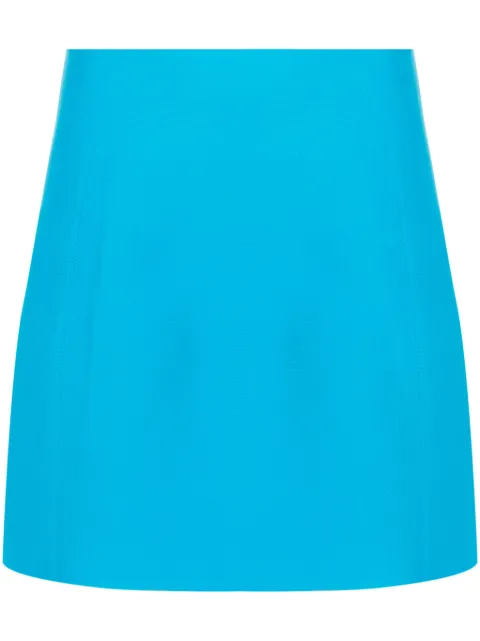 Jil Sander fine-ribbed mini skirt