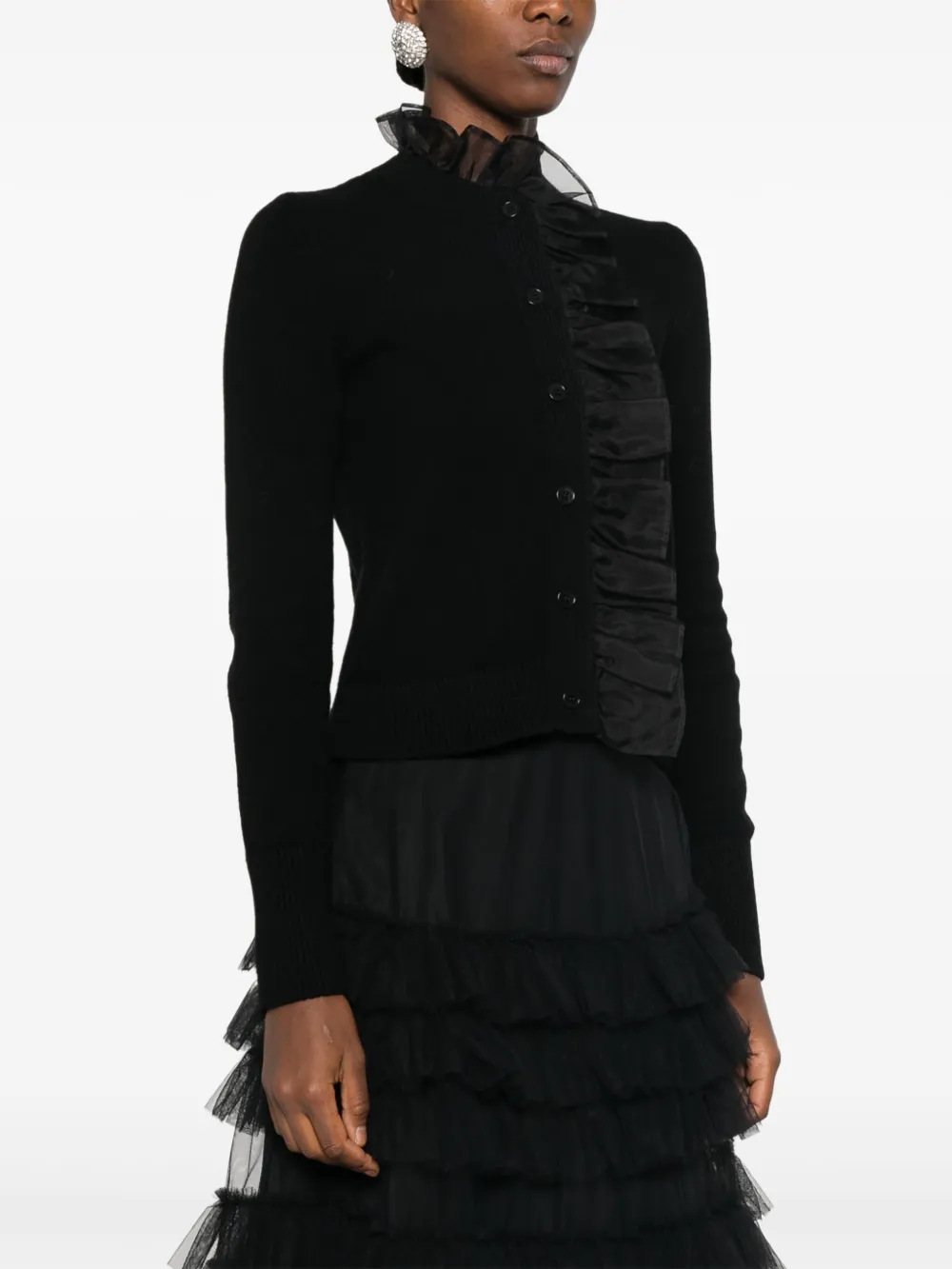 Cecilie Bahnsen Oscar カーディガン | ブラック | FARFETCH JP