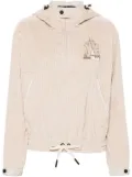 Moncler Grenoble logo-patch hoodie - Pink