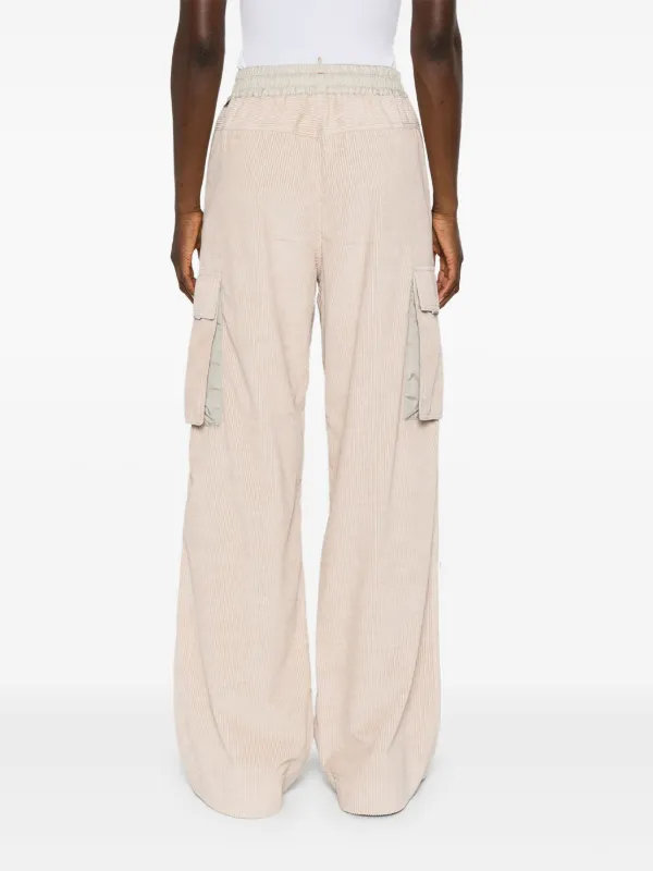 Moncler Grenoble logo-patch Trousers | Pink | FARFETCH