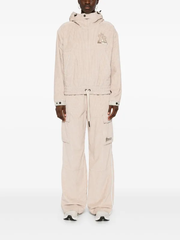 Moncler Grenoble logo-patch Trousers | Pink | FARFETCH