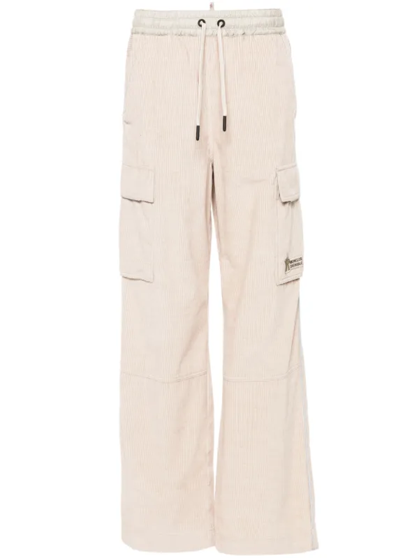 Moncler Grenoble Logo-patch Trousers in Pink