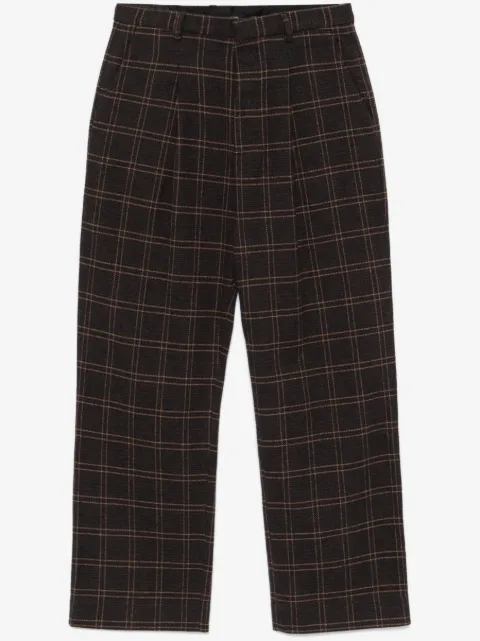 R13 straight-leg trousers