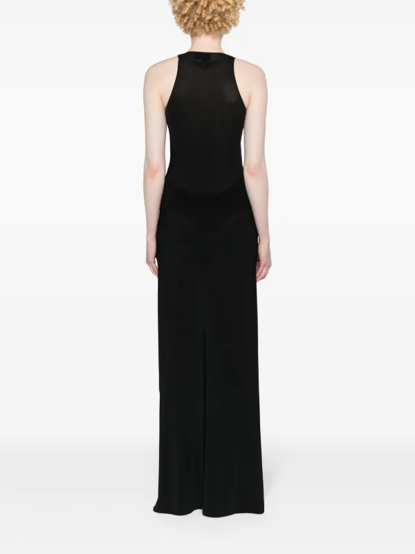 dress with triangle cut out VOYAGE TRIANGLE MAXI DRESS | CRIMSON THIRD FORM | Maxi Dresses for Women |  Wedding Guest Collection  THIRD FORM