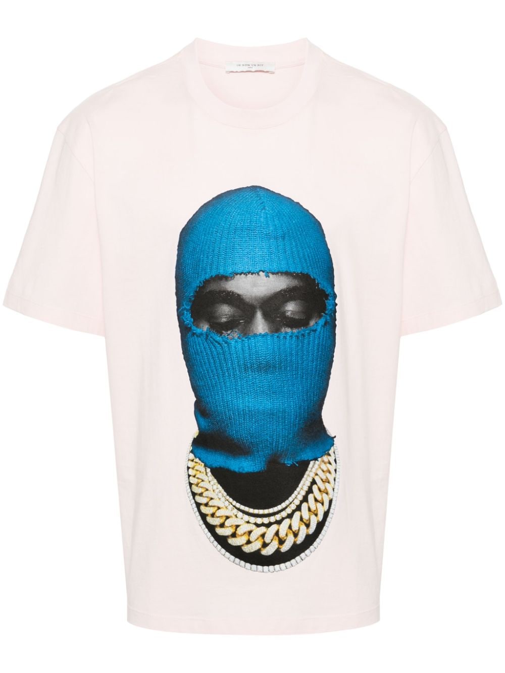 Ih Nom Uh Nit Mask20-print cotton T-shirt Roze
