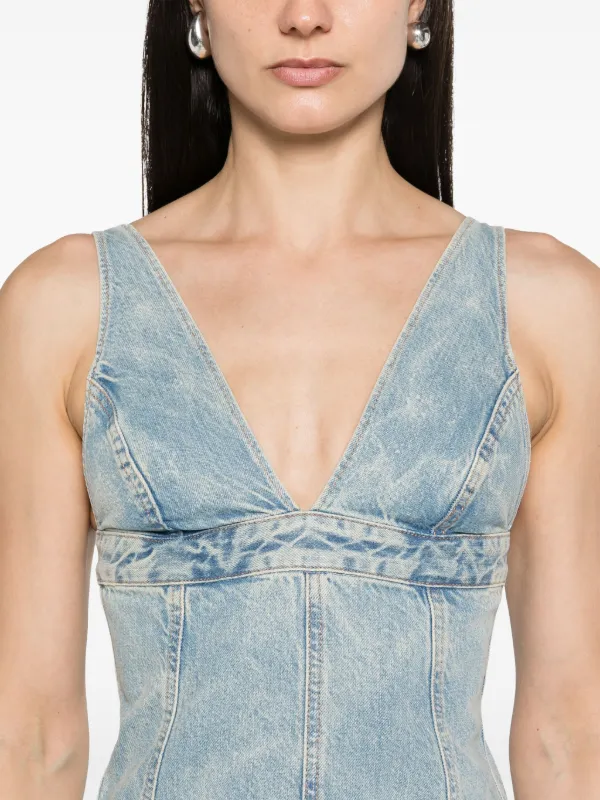 Haikure Dolly Denim Maxi Dress | Blue | FARFETCH