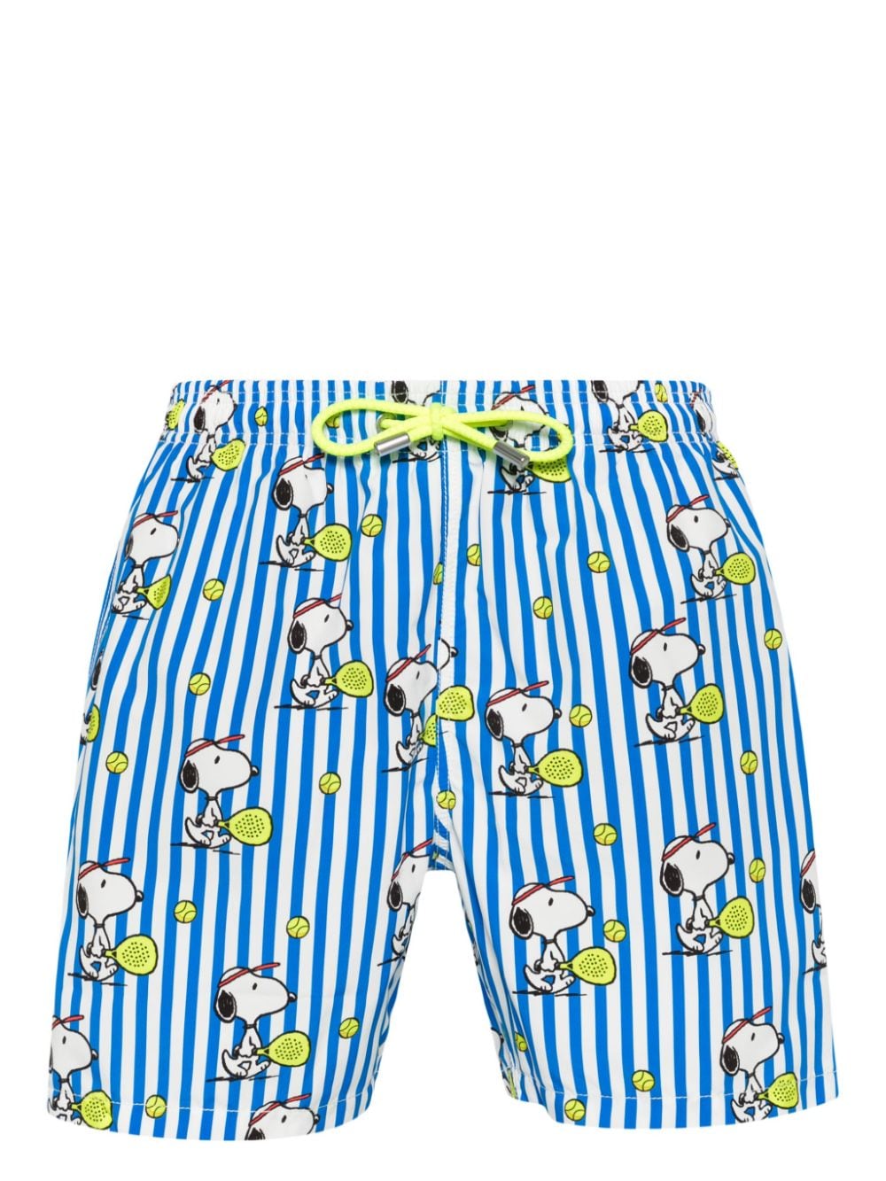 Mc2 Saint Barth X Peanuts Snoopy-print Swim Shorts In 蓝色