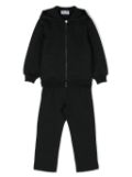 Moschino Kids logo-jacquard tracksuit set - Black