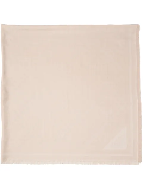 Prada Symbole jacquard shawl