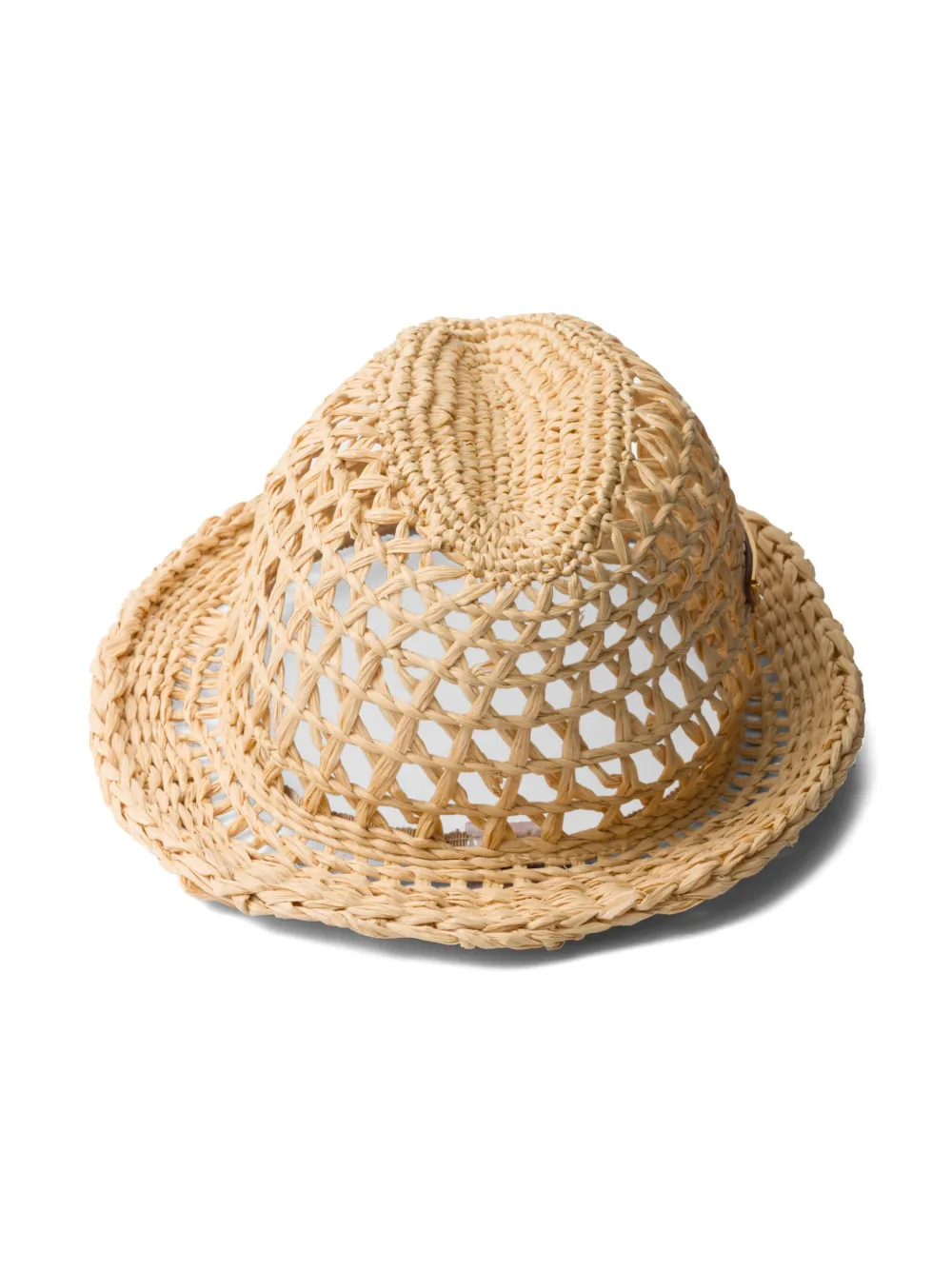 Prada Fedora hoed Beige