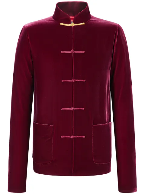 Shanghai Tang x Jacky Tsai velvet shirt jacket