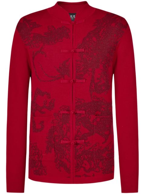 Shanghai Tang x Jacky Tsai dragon-jacquard shirt jacket