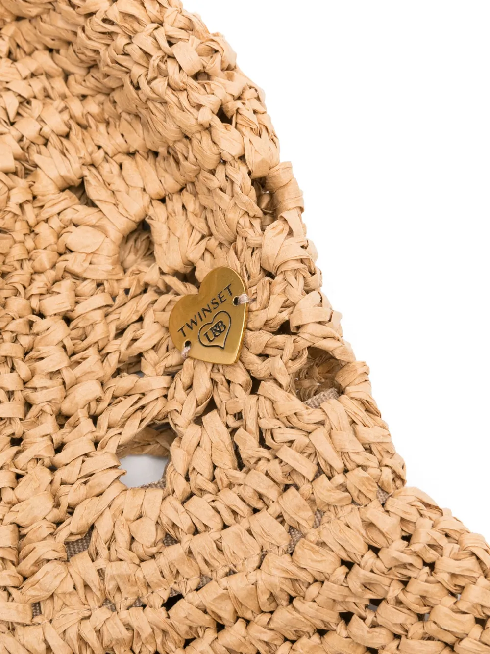 TWINSET raffia hat - Beige