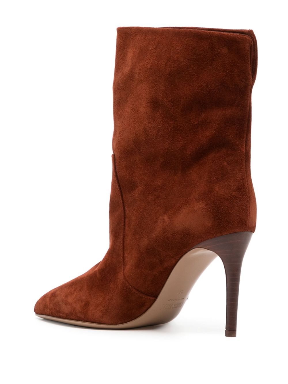 Paris Texas 85mm suede ankle boots Brown