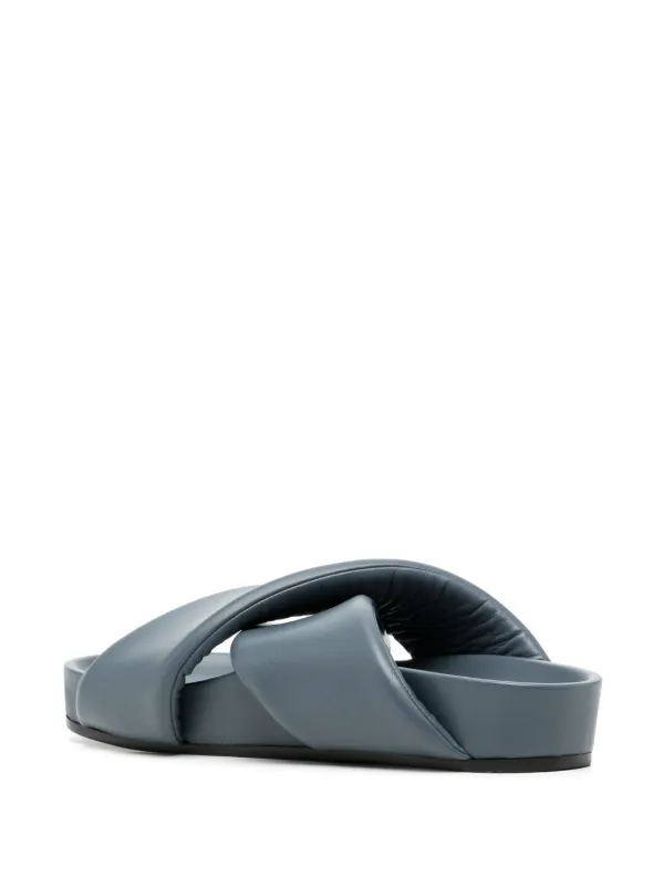 Jil Sander クロスストラップ レザーサンダル
