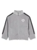 Versace Kids Medusa zip-up sweatshirt - Grey