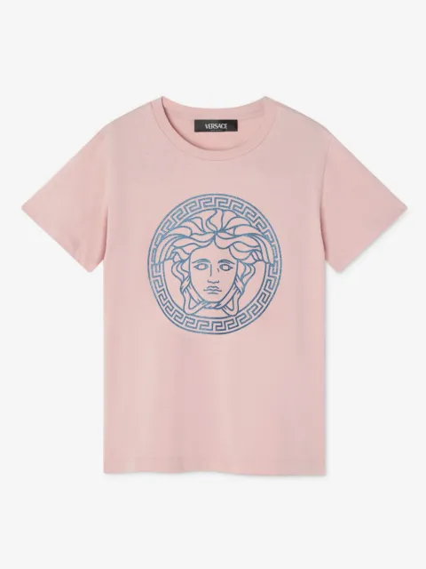 Versace Kids playera con estampado Medusa