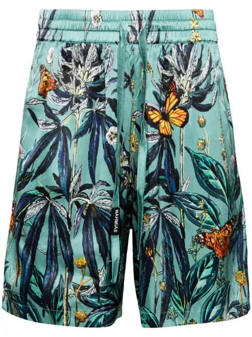 Short Botanical en soie mélangée - Nahmias - Modalova