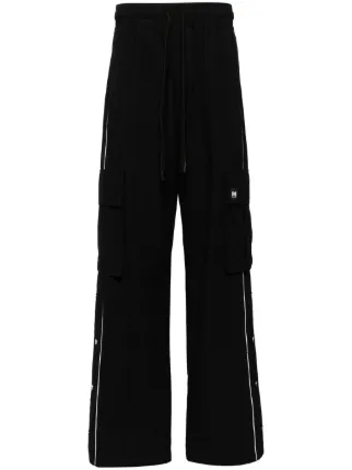 2024年新作入荷 Nahmias JP FARFETCH | ブラック | カーゴパンツ サイドスタッズ パンツ