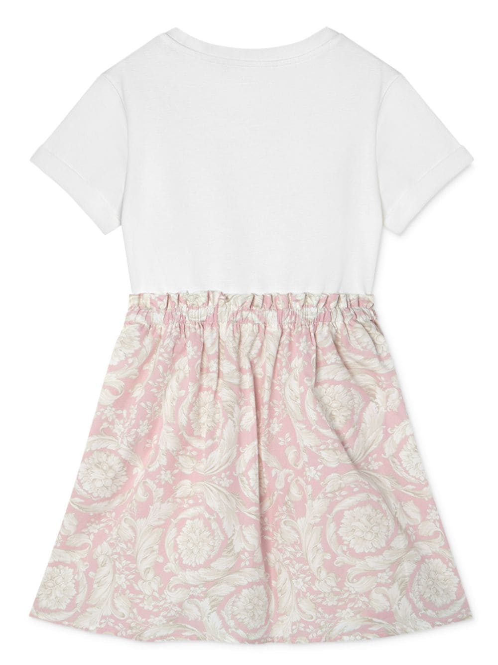 Versace Kids Jurk met barokprint Roze