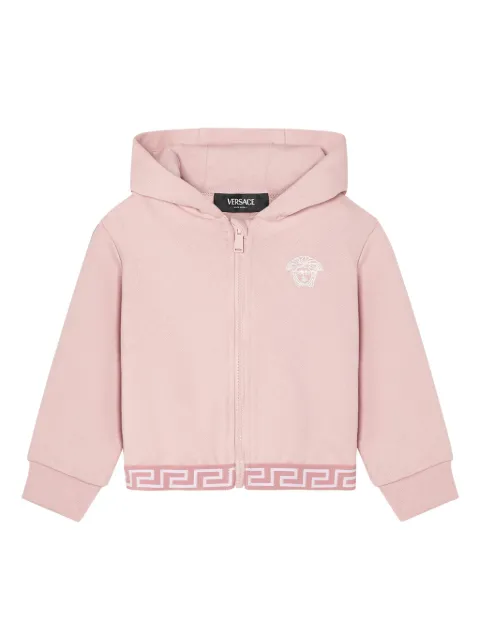 Versace Kids Medusa cotton hooded jacket 