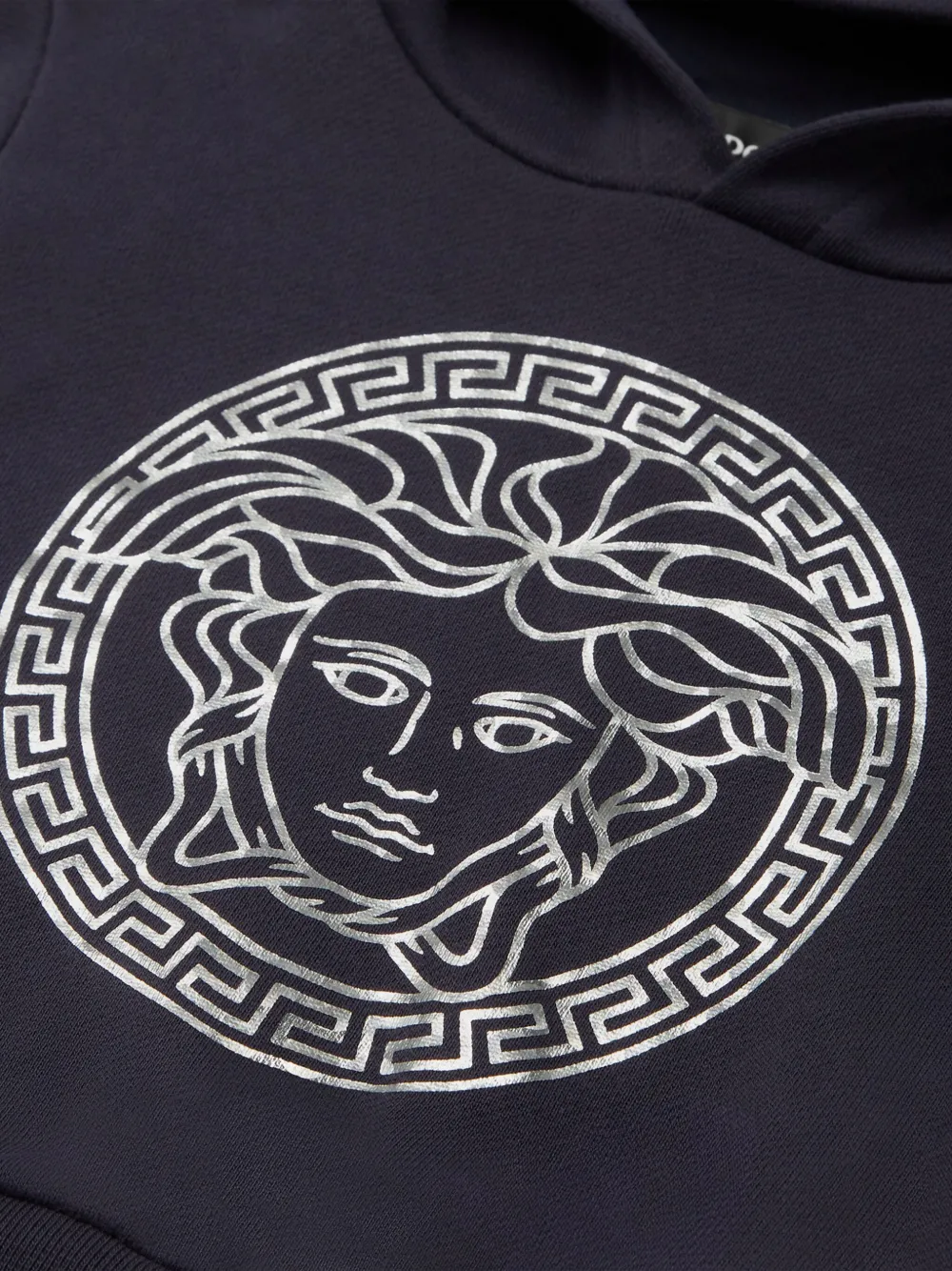 Versace Kids Hoodie met Medusa print Blauw