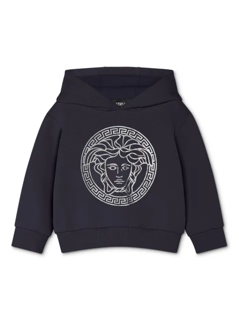 Versace Kids Medusa-print cotton hoodie