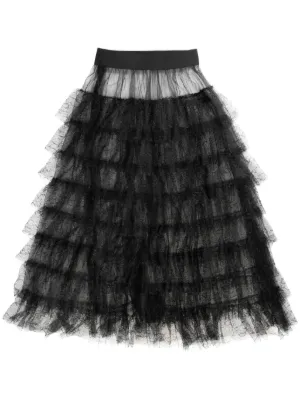 ワンピース UMA WANG Women Mid Skirts UW5082 900 Black UMA WANG – tagged 