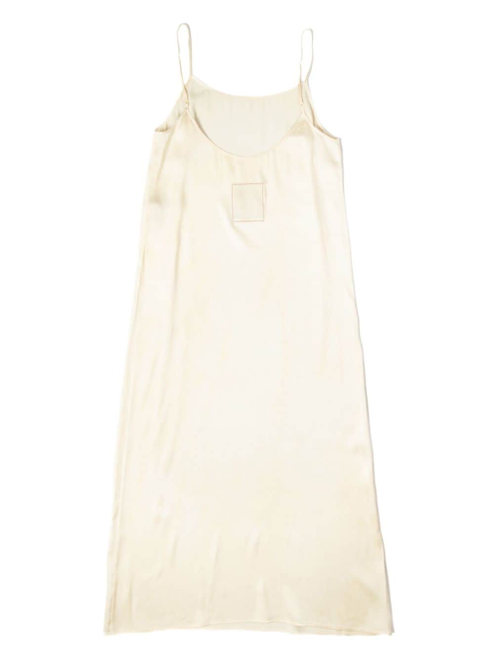 Image 2 of Uma Wang spaghetti straps silk blend dress