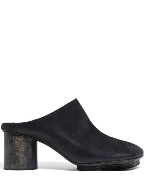 Uma Wang block-heel leather mules