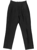 Uma Wang slim-fit linen trousers - Black