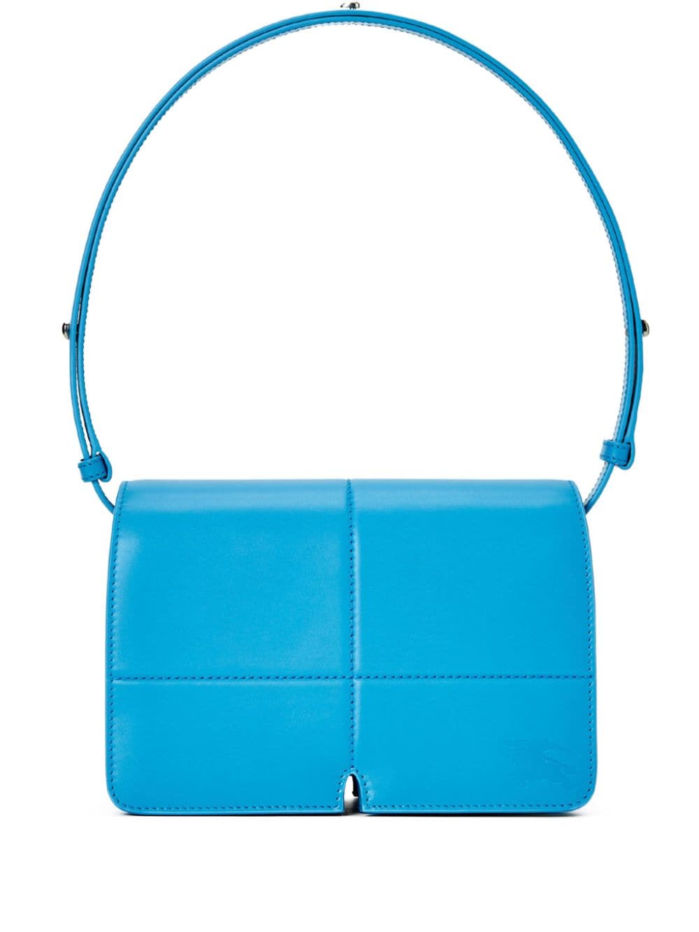 Burberry Leather Shoulder Bag In Blue