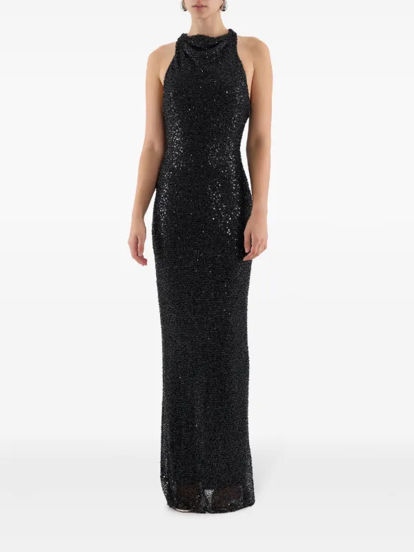 Rebecca Vallance☆Last embellished マキシドレス Last embellished maxi dress in pink - Rebecca Vallance