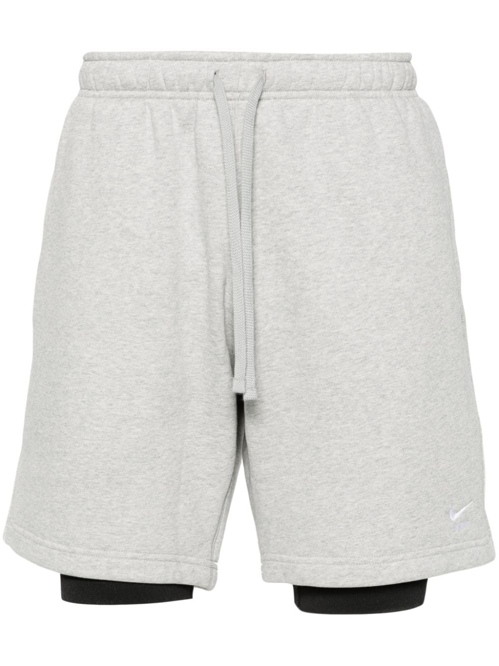 Nike X Mmw Logo-print Shorts Set In Grey