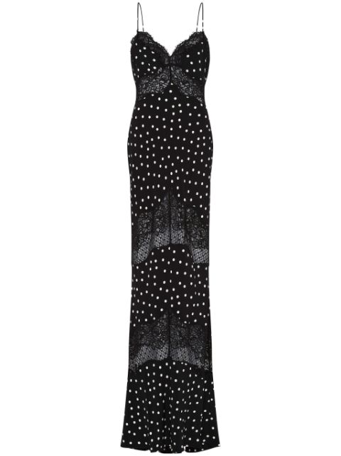 Rebecca Vallance Celyn polka-dot maxi dress