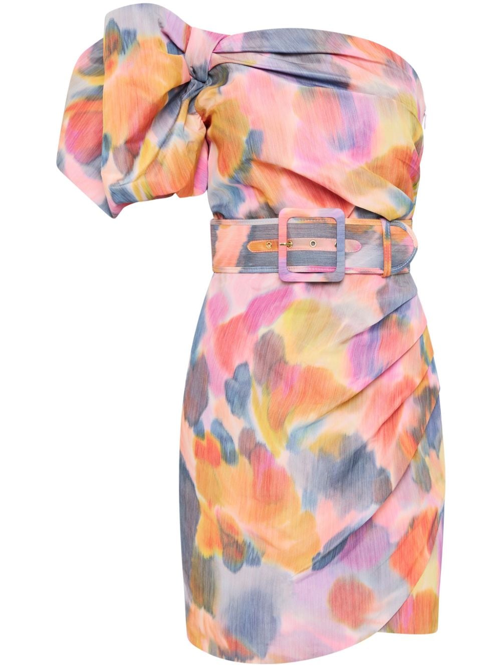 Rebecca Vallance Amaya mini-jurk met abstracte print Roze