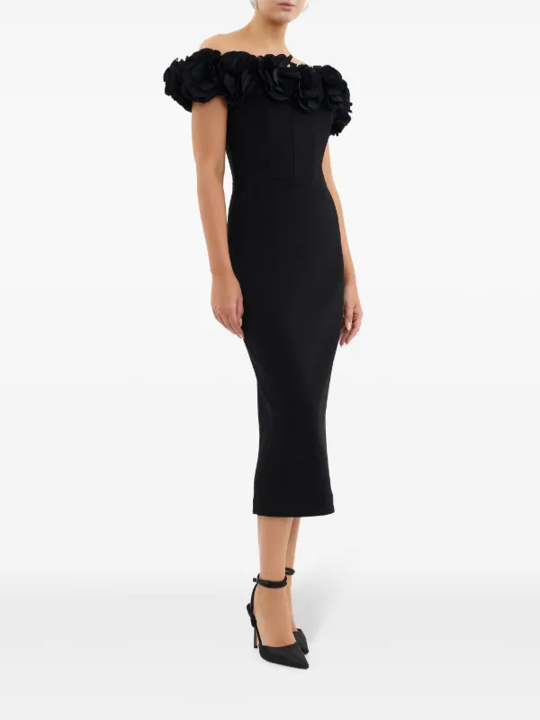 Rebecca Vallance Odetta ラッフル ドレス | ブラック | FARFETCH JP Rebecca Vallance Odetta ラッフル ドレス | ブラック | FARFETCH JP