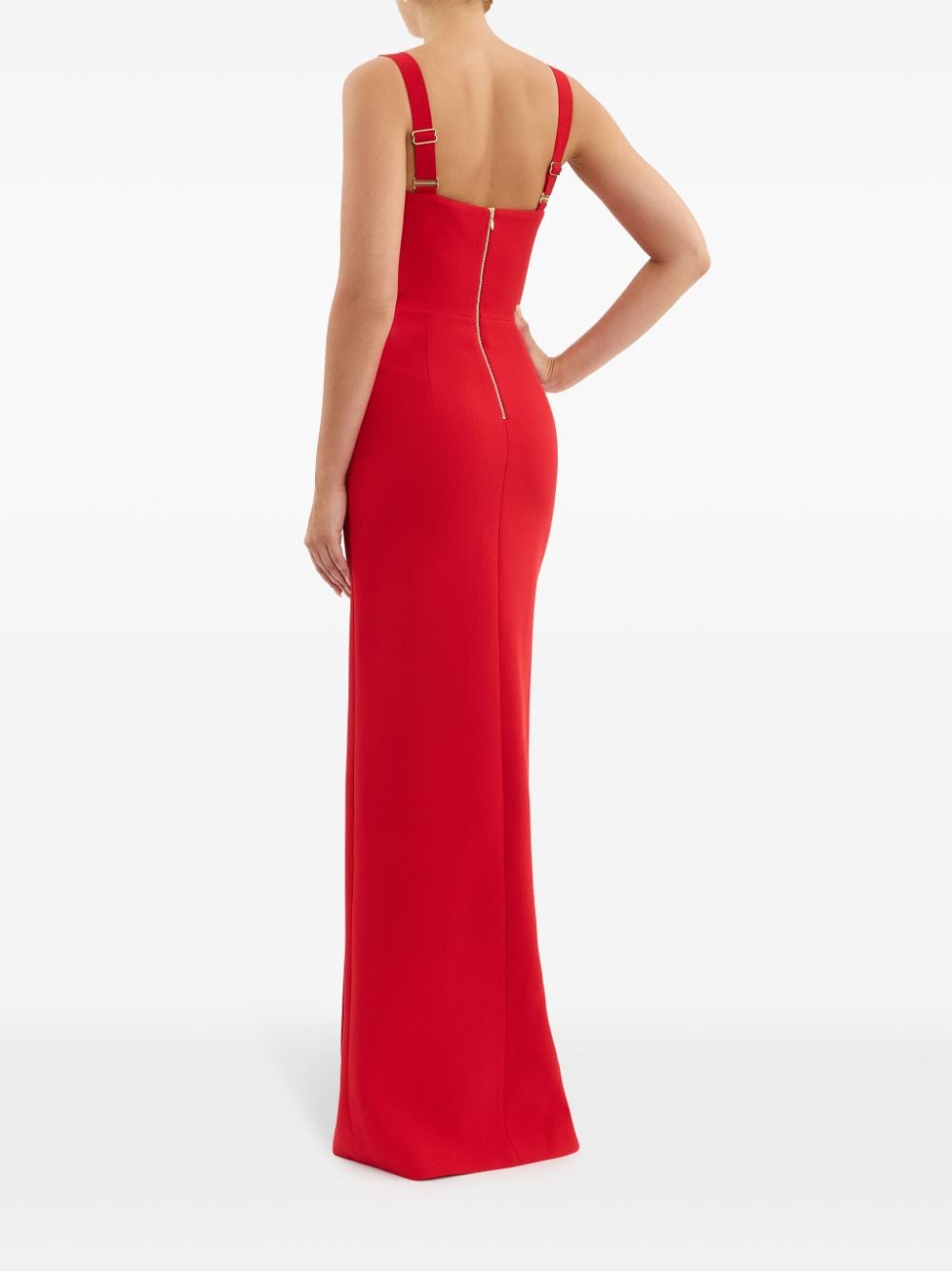 Shop Rebecca Vallance Karina Sweetheart Gown In Red