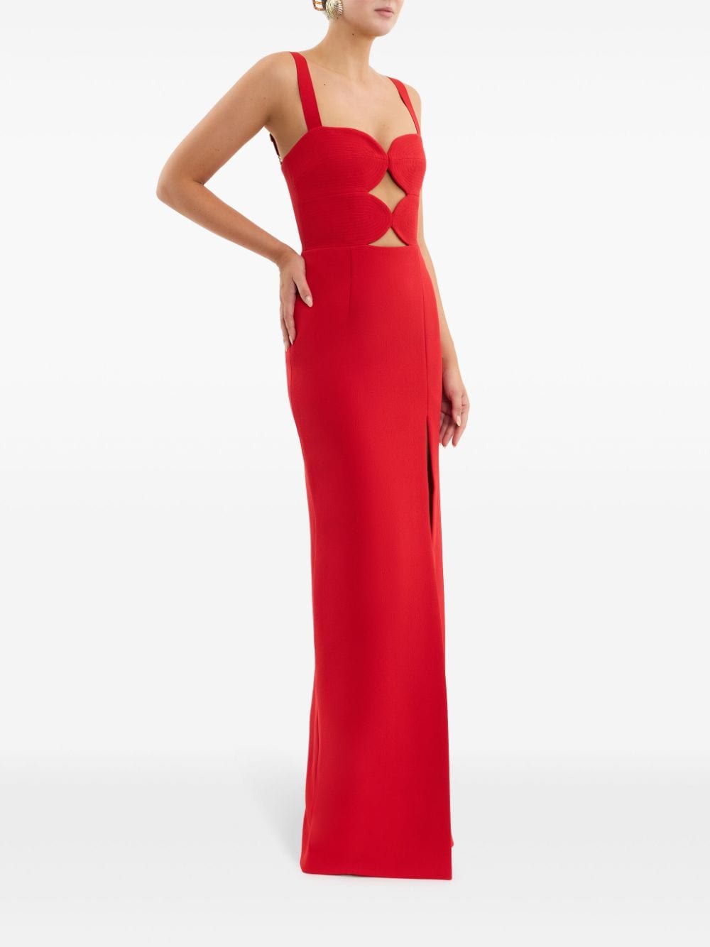 Shop Rebecca Vallance Karina Sweetheart Gown In Red