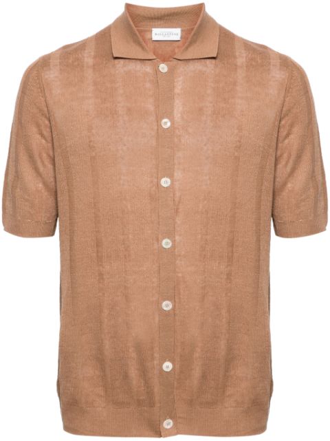 Ballantyne short-sleeve linen shirt