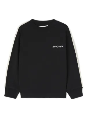 Palm Angels グラフィックプリント セーター Palm Angels Kids x Smiley Cotton Sweatshirt | Black | FARFETCH