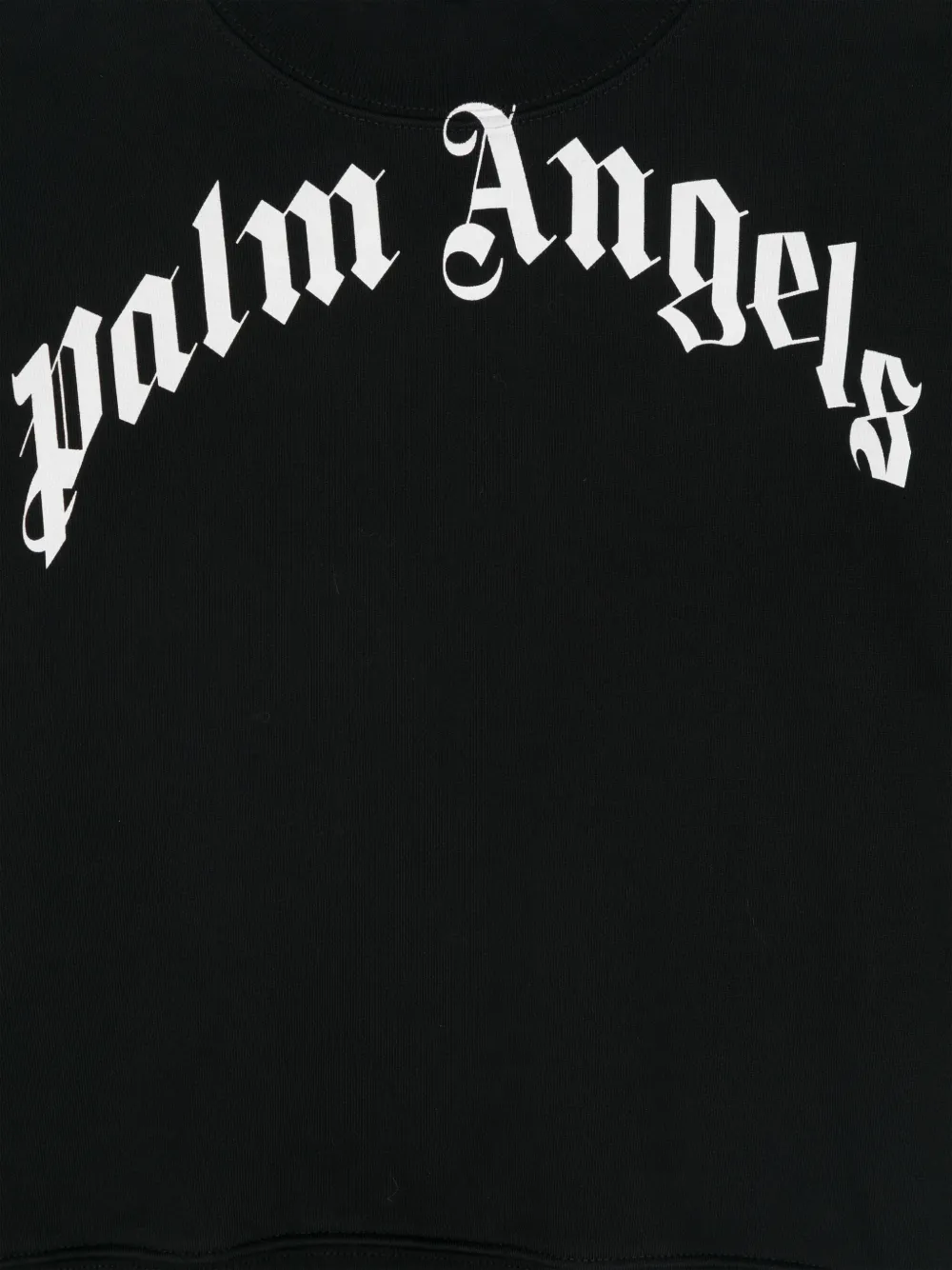 Palm Angels Kids Sweater met gewelfd logo Zwart