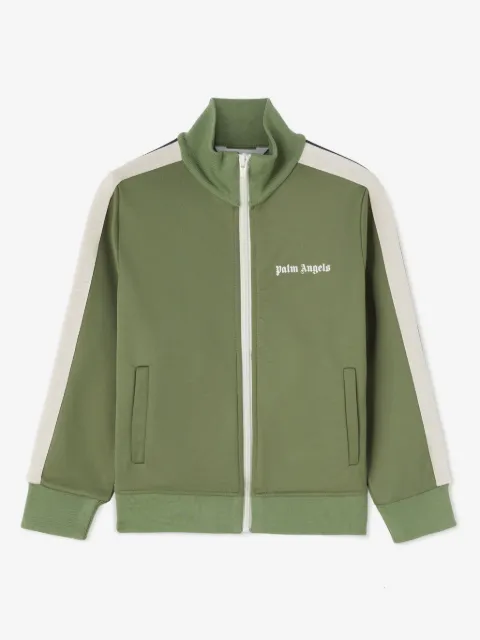 Palm Angels Kids logo-print track jacket