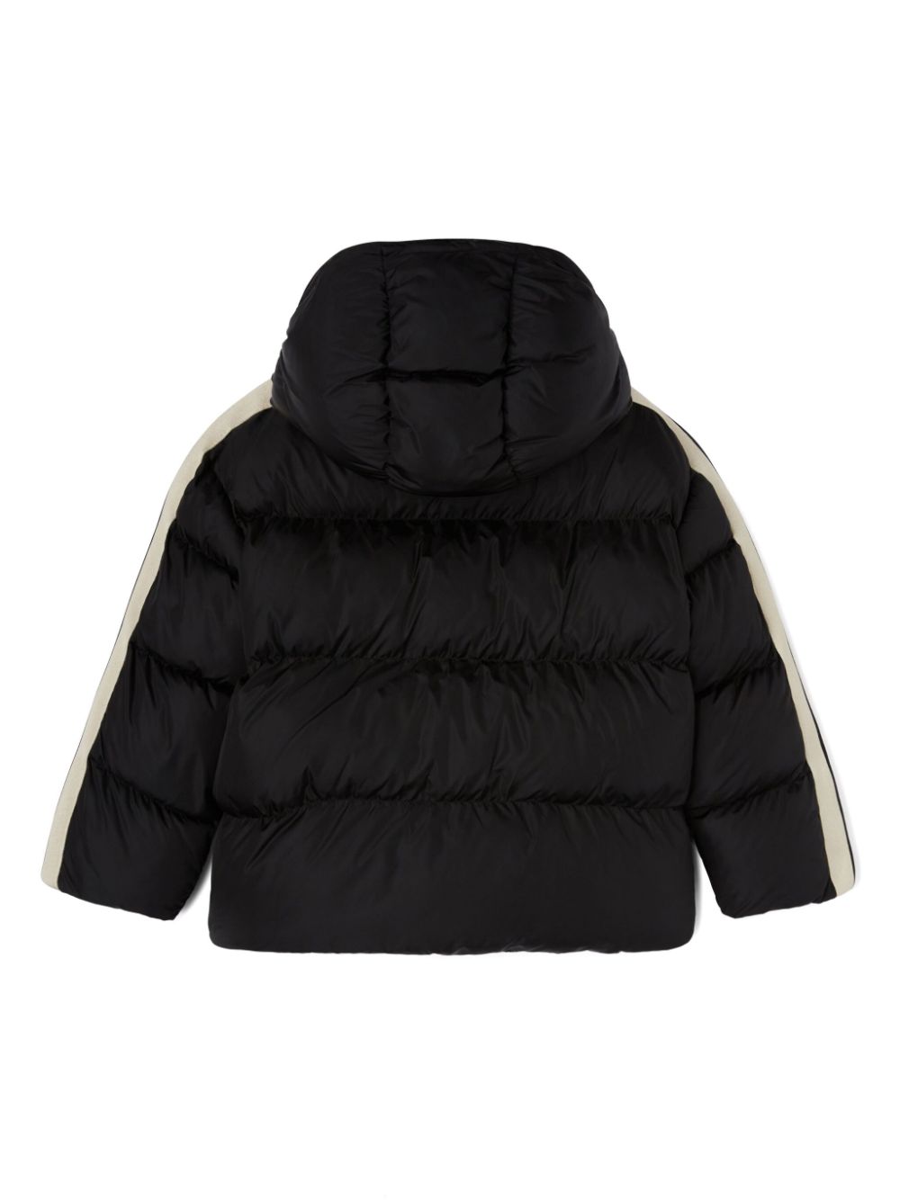 Palm Angels Kids logo-print padded jacket - Black