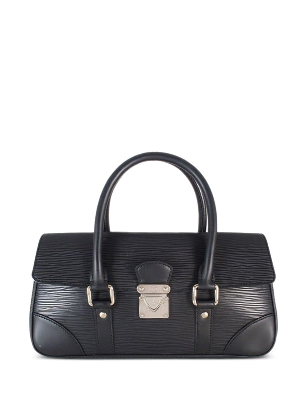 Pre-owned Louis Vuitton 2005 Segur Pm Tote Bag In Black