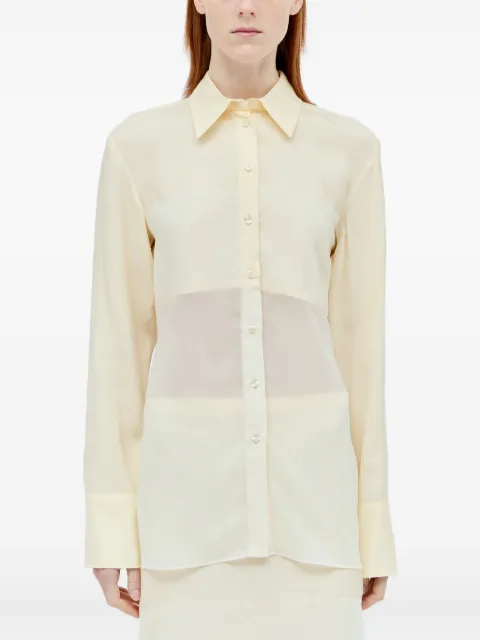 Sportmax sheer panelled shirt