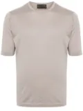 Dell'oglio fine-knit cotton T-shirt - Grey